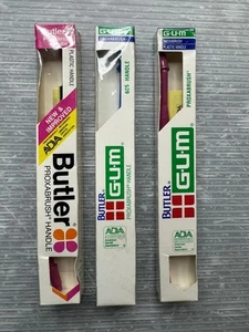 LOTTO/3 MANICI BUTLER PROXABRUSH VINTAGE G.U.M. 605 - Foto 1 di 7