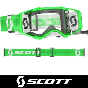 MOTOCROSS MX BRILLE Scott Prospect WFS grün weiß Roll-off MX Brille - Bild 1 von 4