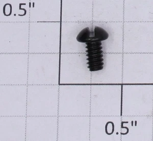 Lionel #6-32 x 1/4" Black Slotted Round Head Screw (24) - Picture 1 of 1