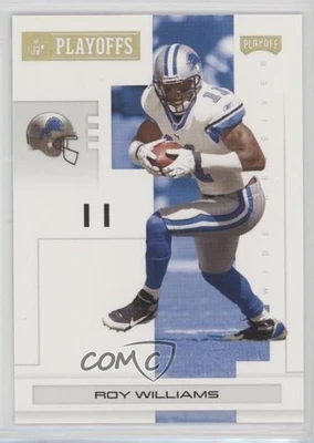 2007 Playoff NFL Playoffs Gold /299 Roy Williams #33 - Image 1 of 2