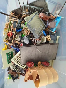Playmobil Konvolut ca. 6 kg, Figuren, Zubehör & Western, gut erhalten - Bild 1 von 9