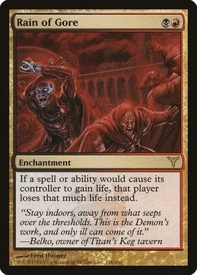 Dissension   MTG  1  Rain of Gore  Magic - Image 1 of 2