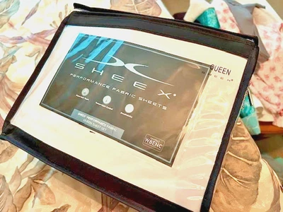 Juego de sábanas de refrigeración SHEEX Original Performance Premium Queen White NUEVO en paquete de 4 piezas Foto 1 de 4