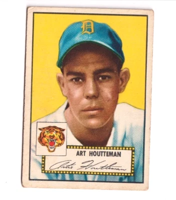 1952 Topps Baseball Card #238 Art Houtteman Nice!  see scan - Image 1 of 2