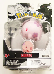 Pokemon Action Figure MUNNA 2" Jakks Pacific American 2011 Black and White NEW - Picture 1 of 2