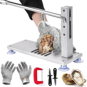 Oyster Clam Opener Machine Regolabile Oyster Shucker Machine Oyster Shucker Tool - Foto 1 di 8