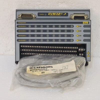 PARKER EVM32-II Expansion I/O Module with Cable ICCM98005 - Image 1 of 4