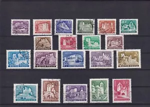 SA19d Hungary 1960's selection of used stamps: Castles - Picture 1 of 1