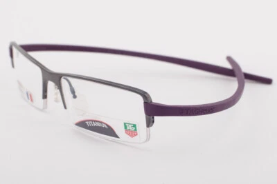 Gafas Tag Heuer 3723 006 Reflex púrpura cerámica titanio 372-006 53 mm Foto 1 de 3