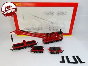 OO Gauge Hornby R6602 BR Breakdown Crane Wagon Set - Picture 1 of 6
