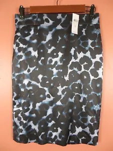 SK12843- NWT ANN TAYLOR Womens 95% Silk Pencil Skirt Glossy Multi-Color 2P $118 - Picture 1 of 9