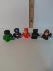 Marvel Avengers Finger Bath Puppets Captain America Hulk Batman Ironman - Picture 1 of 3