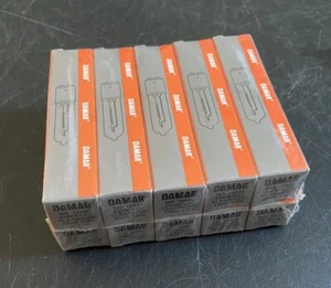 LOT OF (10) NEW DAMAR 250Q/CL/DC 130V TUNGSTEN HALOGEN LAMP BULB 10040 - Picture 1 of 3