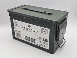 Vintage US Military Metal Ammo Can Box Only 2100 Rounds 22LR M5718 - Picture 1 of 6