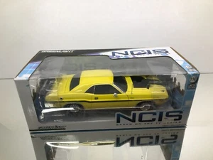 GREENLIGHT 12845 DODGE CHALLENGER R/T '70 NCIS -YELLOW 1:18- HIGH QUALITY IN BOX - Imagen 1 de 7