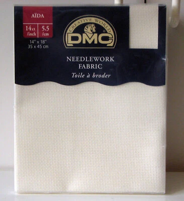DMC Creative World AIDA Needlework Fabric 14 ct. - New - Image 1 of 2