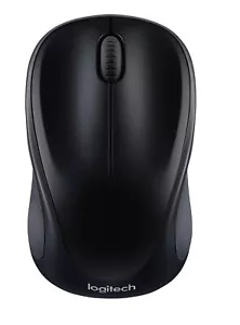 Logitech M317 Wireless Mouse, 2.4 GHz with USB Receiver - Black - Picture 1 of 5