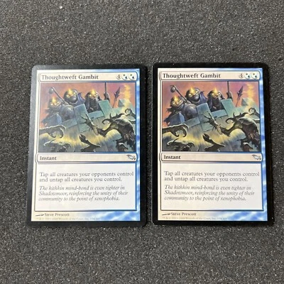 Thoughtweft Gambit Magic The Gathering Mtg Shadowmoor Card 2 - Image 1 of 4