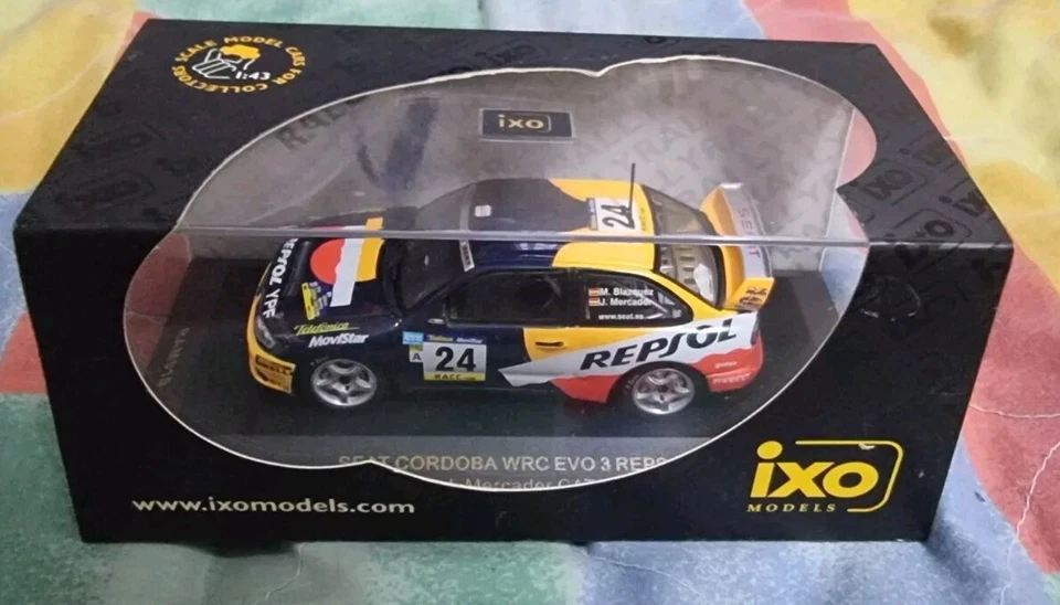 IXO Modelos SEAT Córdoba WRC EVO3 Repsol M. Blazquez/J.Mercader Catalunya 2001 Foto 1 de 4