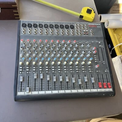 Soundtracs Topaz 14-4 channel  Mixing Console UNTESTED- ￼ No Power Cord Found - Image 1 of 4