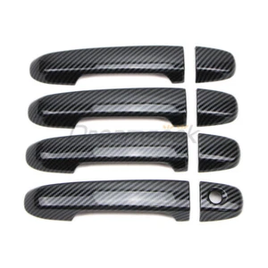 4Pcs Side Door Handle Cover For Toyota Camry 2012-2017 Carbon Fiber Style Trim - Picture 1 of 11