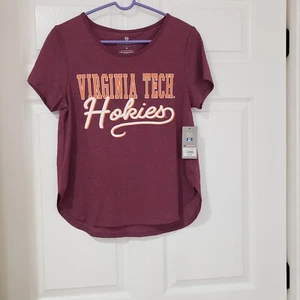 Virginia Tech Hokies Colosseum Women's Short Sleeve T-Shirt Size Small New w/Tag - Picture 1 of 5