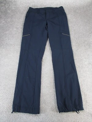 Athleta Pants Womens 4 Palisade Navy Blue Nylon Cargo Pockets Straight Leg Hike - Image 1 of 4