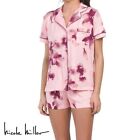 Nwt Nicole Miller 2Pc Pj Watercolor Floral Top & Shorts Lounge Pajama Set  S-Xl