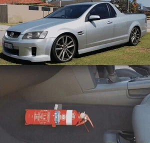 HOLDEN COMMODORE VE FIRE EXTINGUISHER BRACKET ss s omega berlina calais sv6 - Picture 1 of 5