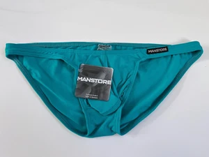 Manstore Low Rise Brief Slip M800 Size S RRP: €39.95 New Green - Picture 1 of 2