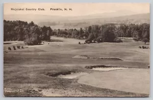 1922 Franklin, NH Mojalakai Country Club, Golfplatz, Golfer unbestellte Postkarte - Bild 1 von 4