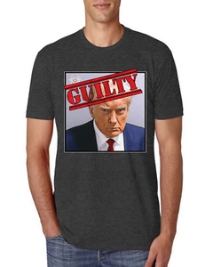 Camiseta Guilty Donald Trump Oficial Georgia Taz Shot Hombres Premium TriBlend - Imagen 1 de 17