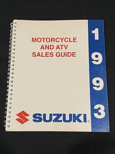 Suzuki 1993 motocicleta y ATV guía de ventas, información técnica, fotos, comparación - Imagen 1 de 9