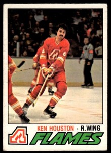 1977-78 O-Pee-Chee Ken Houston Rookie Atlanta Flames #274 R24