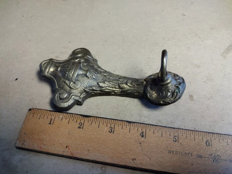 Vintage Art Deco Brass Chandelier Part Cover