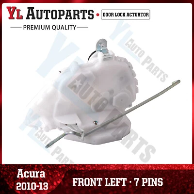 Front Left Driver Side Power Door Lock Actuator&Rod for 10-13 Acura MDX TL TSX - Image 1 of 4