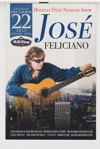 Jose Feliciano Feliz Navidad 2015 promo postcard Eddie Palmieri - Picture 1 of 2