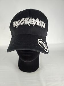 2009 Rock Band Video Game Guitar Black Adjustable Baseball Cap