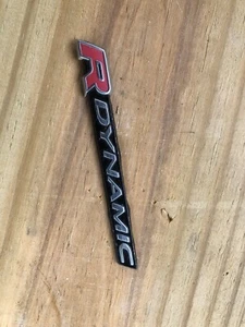 Genuine New LAND Rover R DYNAMIC RIGHT WING BADGE Emblem For Range Rover Velar - Bild 1 von 3