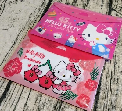 Hello Kitty Memo Note Message Letter Paper Cute 45th Sanrio Toripicals Cherry - Image 1 of 4