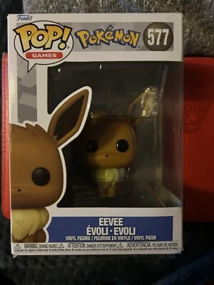 Funko POP! Pokemon Eevee #577 Games Vinyl Figure New — 第 1/3 张图片