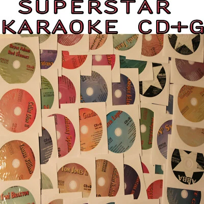 SuperStar Karaoke CD+G Single Artist 56 Disc+Best 2010Tom Jones,Santana,Madonna - Image 1 of 4