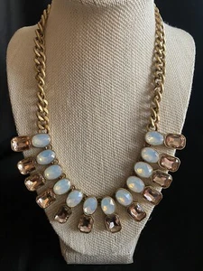 J. Crew RARE Iridescent Gorgeous Statement Necklace - Picture 1 of 4