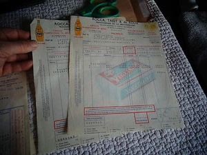 Ancienne Facture Roca Tassy de Roux Savonnerie Méditerranée Marseille Savon 1953 - Imagen 1 de 1