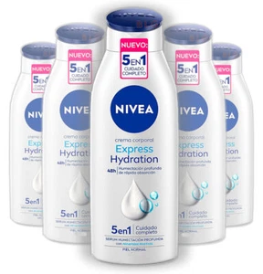 NIVEA Body Cream EXPRESS HYDRATION Moisturizer Lotion Crema Corporal 220ml=7.5oz - Picture 1 of 8