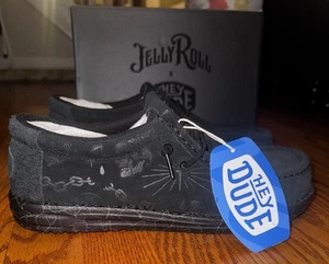 Zapatos Hey Dude Jelly Roll Edición Limitada Para Hombre Talla 10 NUEVO Raro Colaboración Nuevos en Caja - Imagen 1 de 10