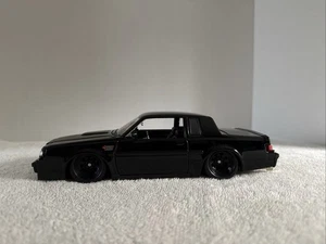 1:24 Scale JADA Fast & Furious Black 1987 Buick Grand National Diecast Car - Picture 1 of 4