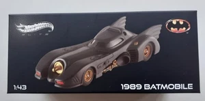 Hot wheels Elite Batman 1989 Movie Batmobile Limited Edition 1:43 Scale Diecast - Picture 1 of 4