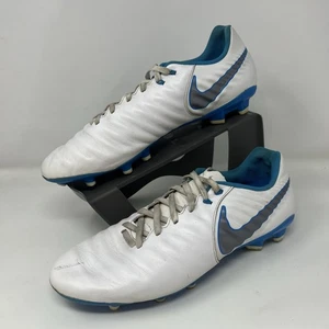 Botines de fútbol Nike Tiempo Legend 7 Academy FG AH7242-107 blancos/azules M 10,5 - Imagen 1 de 8