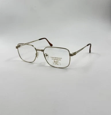 Monturas geométricas vintage romanas Rothschild R 1052 chapadas en oro de 22 quilates NUEVO Foto 1 de 4